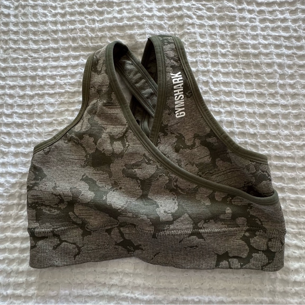 Gymshark Camouflage Sports Bra